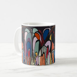 Abstract Shapes, Matisse Style, add text, Coffee Mug