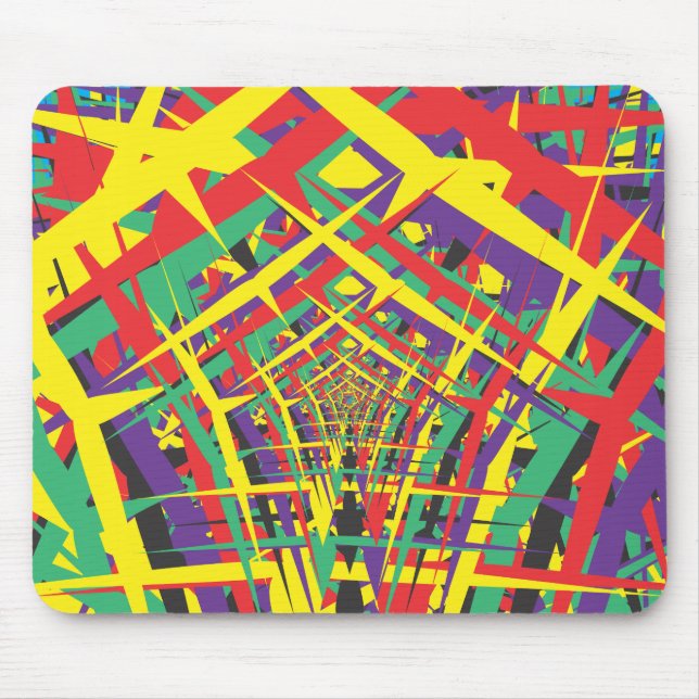 Abstract shapes mouse pad (Front)