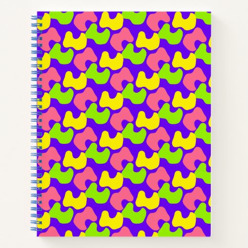 Abstract Shapes Pastel Color Notebook