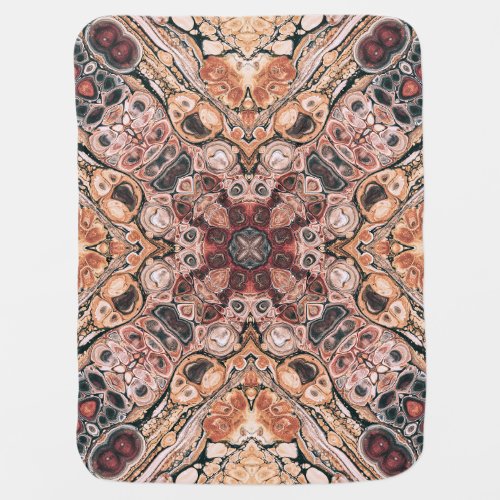 Abstract Shapes Symmetry Baby Blanket