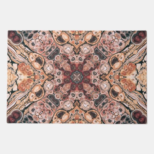 Abstract Shapes Symmetry Doormat