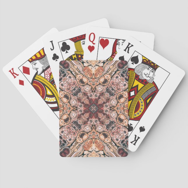 Abstract Shapes Symmetry Poker Cards (Back)