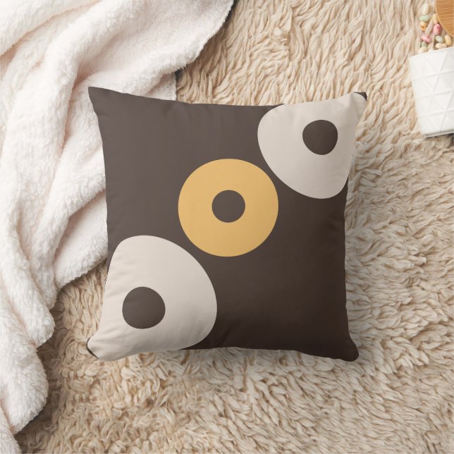 Abstract Shapes Throw Pillow (Blanket)