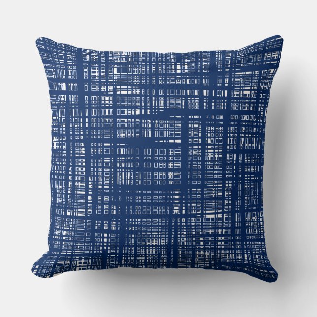 Abstract Shapes Throw Pillow (Front)