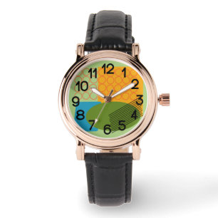 Abstract Shapes Watch