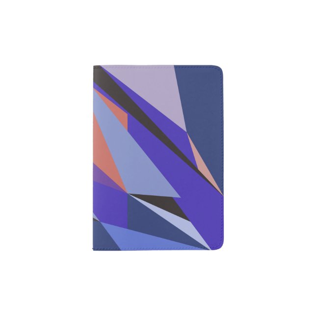 Abstract Shards Passport Holder (Front)