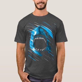 Abstract Shark Clothes Shark Party Kids  T-Shirt