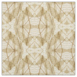 Abstract Sheer Cream Beige Pattern Fabric
