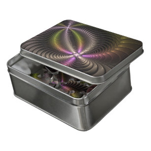 Abstract Shiny Trippy Colorful 3D Fractal Art Jigsaw Puzzle