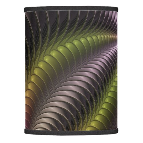 Abstract Shiny Trippy Colorful 3D Fractal Art Lamp Shade