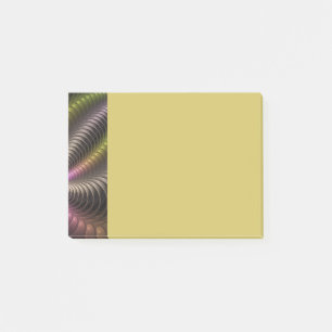 Abstract Shiny Trippy Colorful 3D Fractal Art Post-it Notes