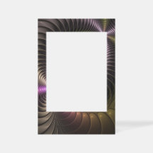 Abstract Shiny Trippy Colorful 3D Fractal Art