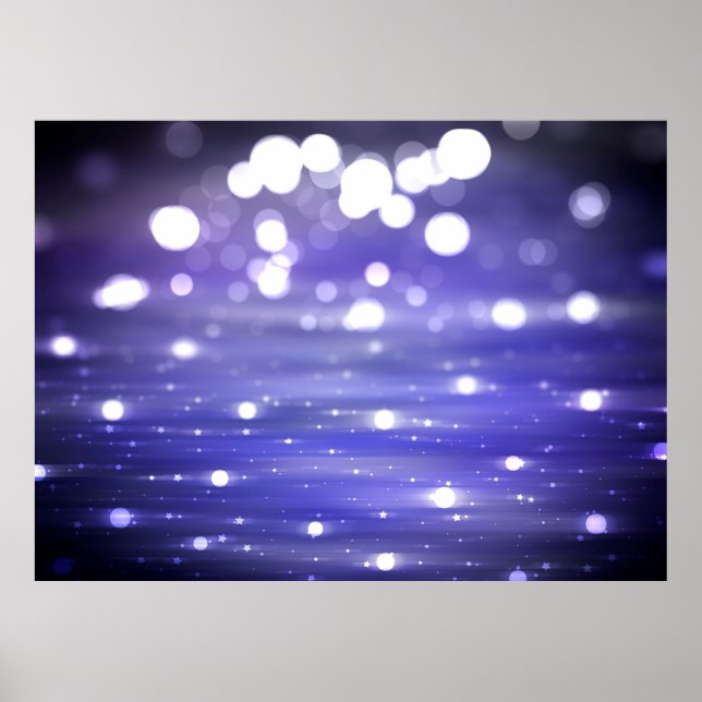 Abstract shiny violet background illustration digi poster (Front)