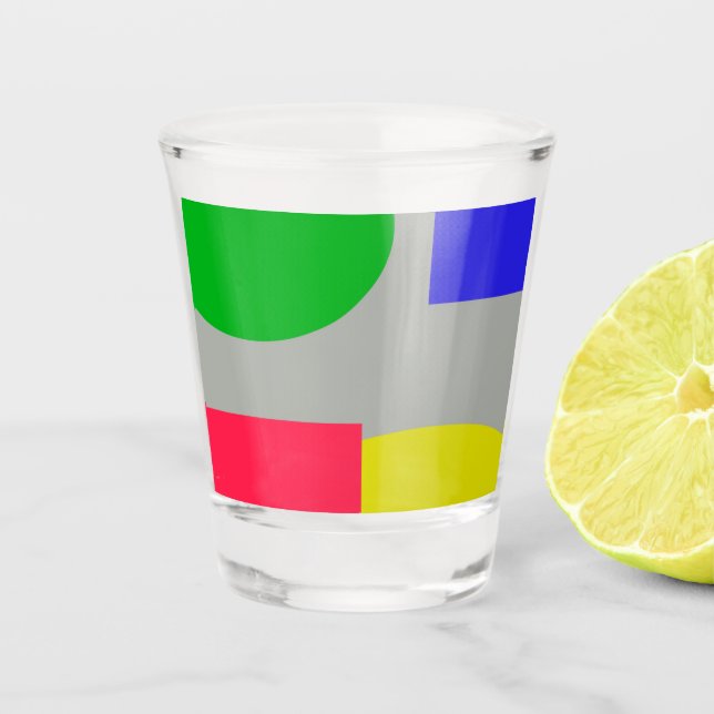Abstract Shot Glass (Front)
