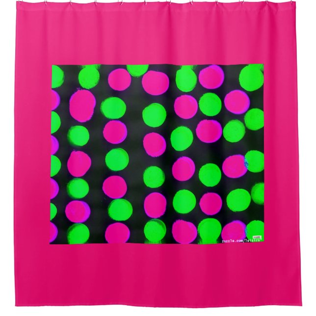 Abstract Shower Curtain (Front)