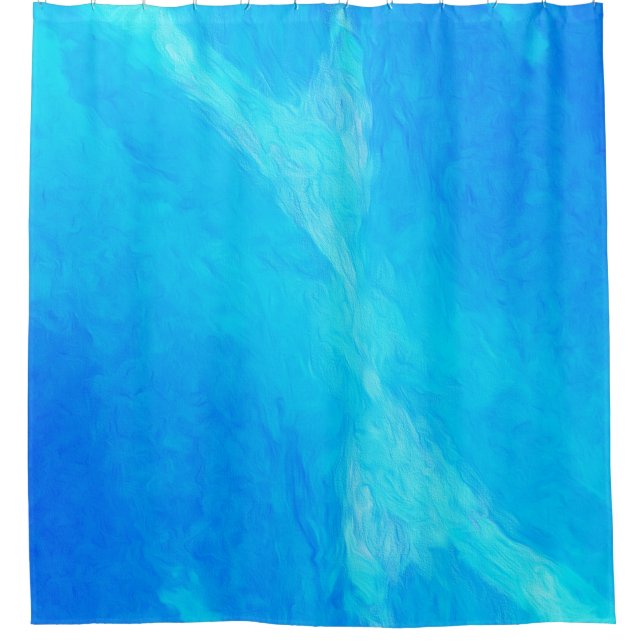 Abstract Shower Curtain (Front)