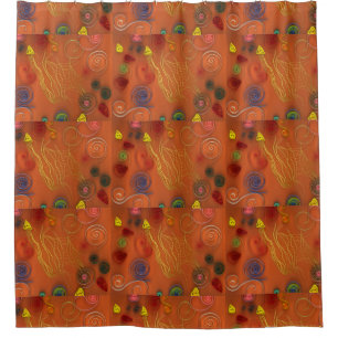 Abstract Shower Curtain
