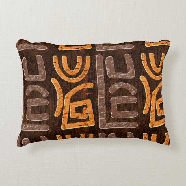 Abstract Signs Accent Pillow (Front)