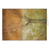 Abstract Silhouette Painting on Tan Background (Front Horizontal)