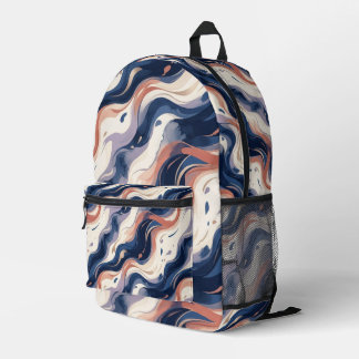 Abstract Silk Luxury Backpack
