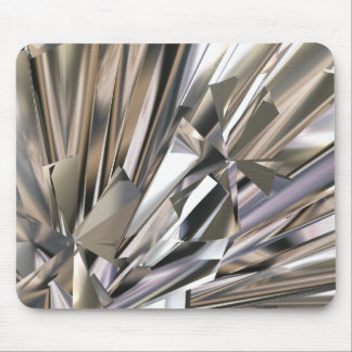 abstract silver mouse pad