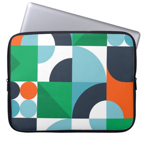 Abstract simple shapes and shapes laptop sleeve