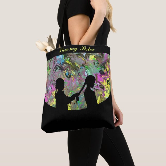 Abstract-SISTERS Tote Bag (Close Up)