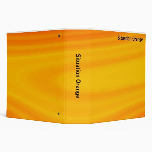 Abstract - Situation Orange (2.0in) Binder (Background)