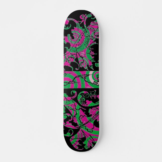 Abstract Skateboard Deck (Front)
