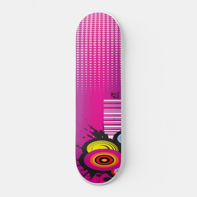 Abstract Skateboard Deck (Front)