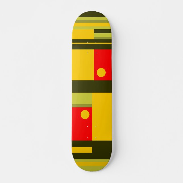 Abstract Skateboard Deck (Front)