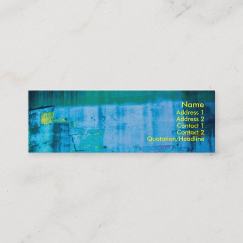 abstract - skinny business card