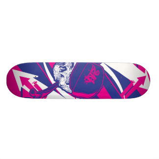 Abstract Skull Skateboard Deck
