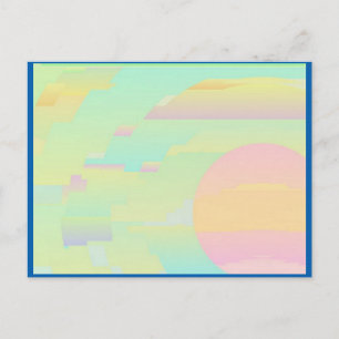 Abstract Sky Art Postcard