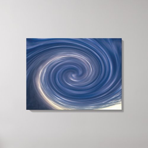 Abstract Sky Twirl Canvas Print