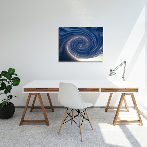 Abstract Sky Twirl Canvas Print