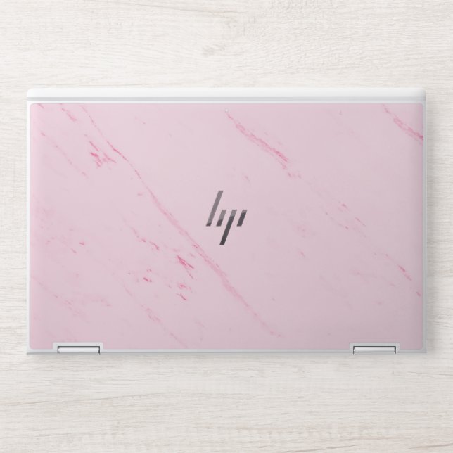 Abstract  Slick marble pink HP Laptop Skin (Front)