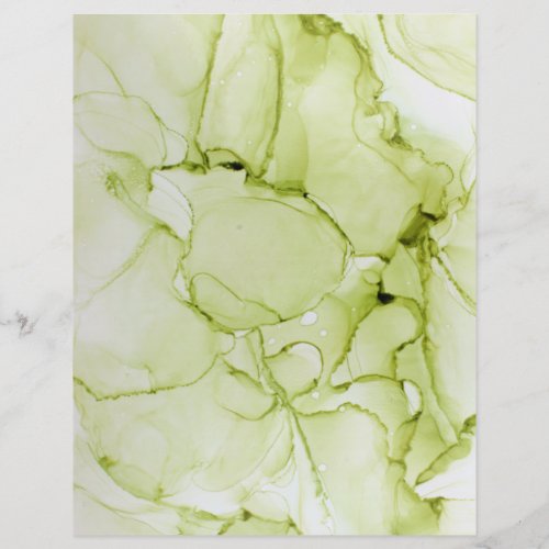 Abstract Slime Green Scrapbook Paper