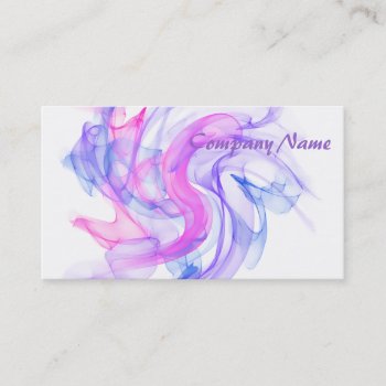Abstract  Smoke On The Water Business Card by UTeezSF at Zazzle