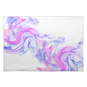 Abstract  Smoke on the Water Cloth Placemat