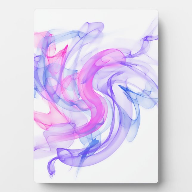 Abstract  Smoke on the Water Plaque (Front)