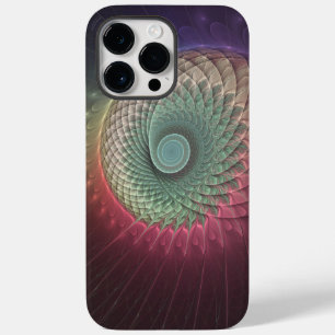 Abstract Snail Colorful Modern Fractal Art Case-Mate iPhone 14 Pro Max Case