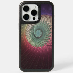 Abstract Snail Colorful Modern Fractal Art iPhone 15 Pro Max Case