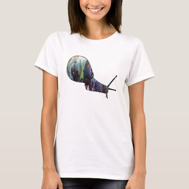 Abstract Snail silhouette T-Shirt (Front)