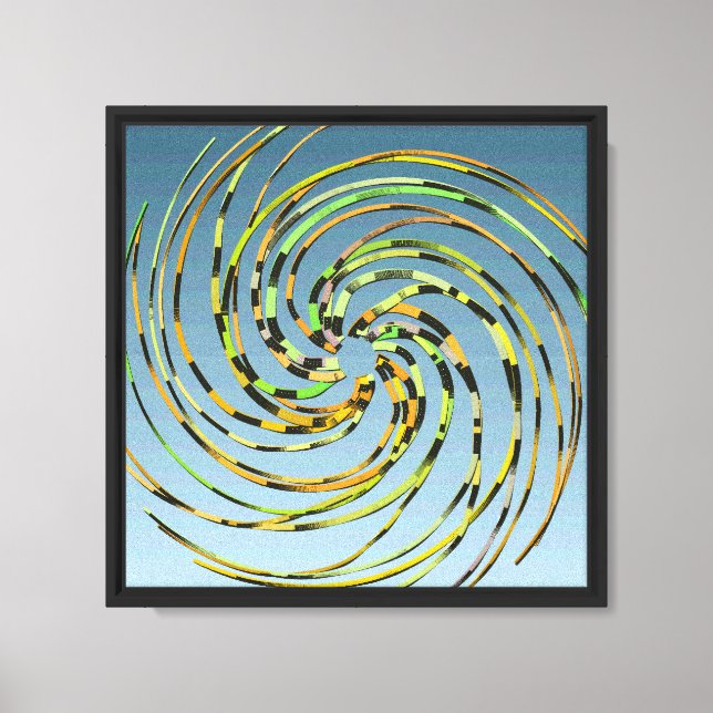 Abstract Snake Pattern  Canvas Print (Front)