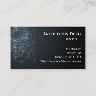 Abstract Snake Skin Business Card