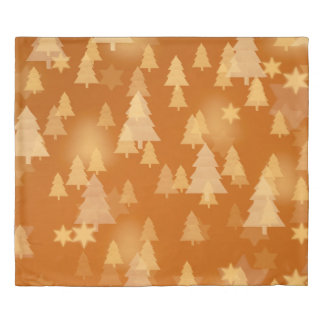 Abstract snowflakes. 2d illustration. Christmas ti Duvet Cover