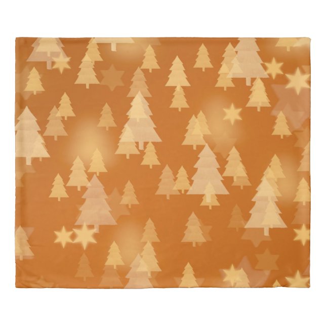 Abstract snowflakes. 2d illustration. Christmas ti Duvet Cover (Front)