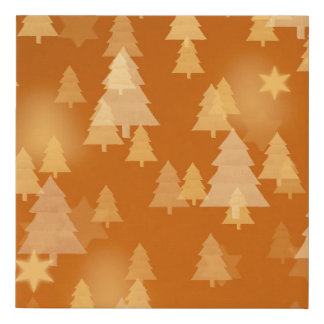 Abstract snowflakes. 2d illustration. Christmas ti Faux Canvas Print