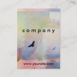 Abstract Soaring Hawks Business Card